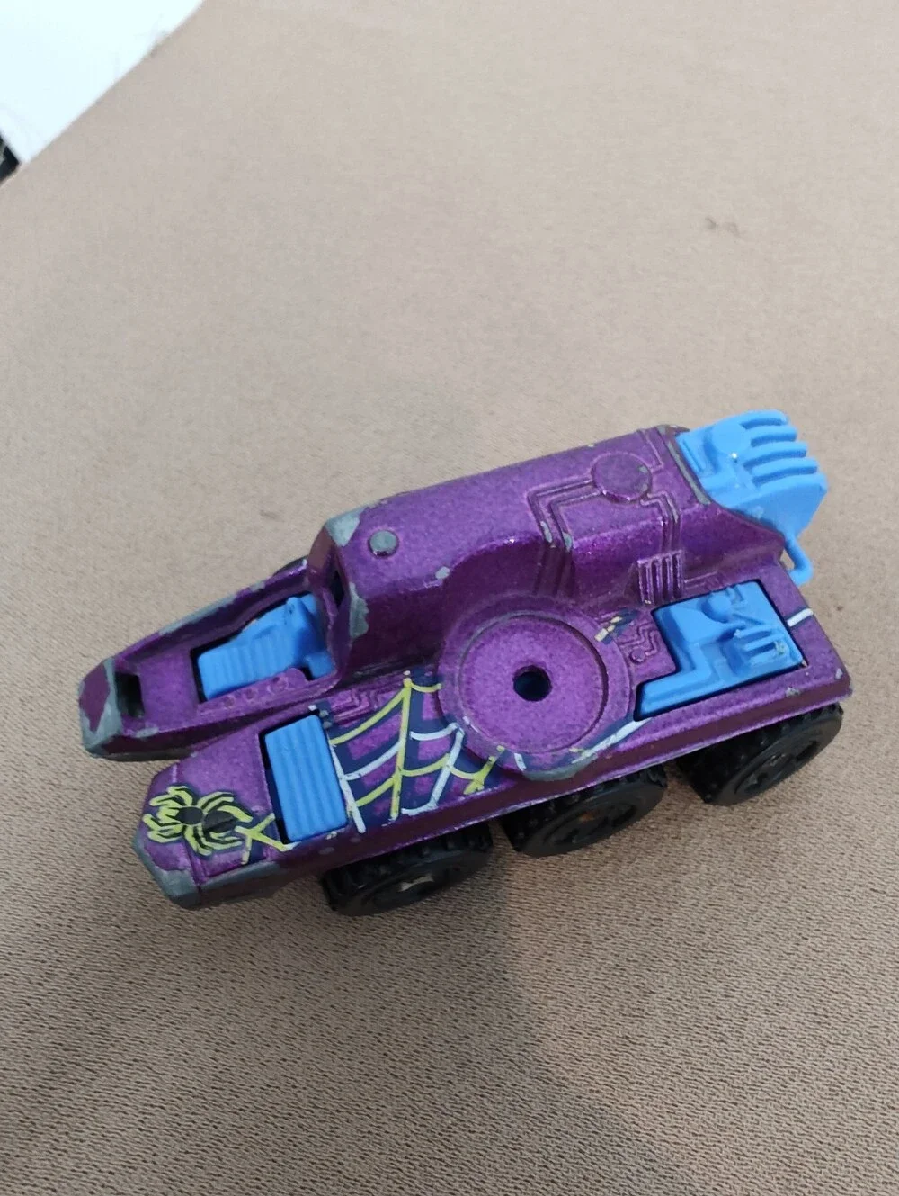 Mattel And Matchbox Red, Black, Purple, Teal Kids Toy Car Set Of 6